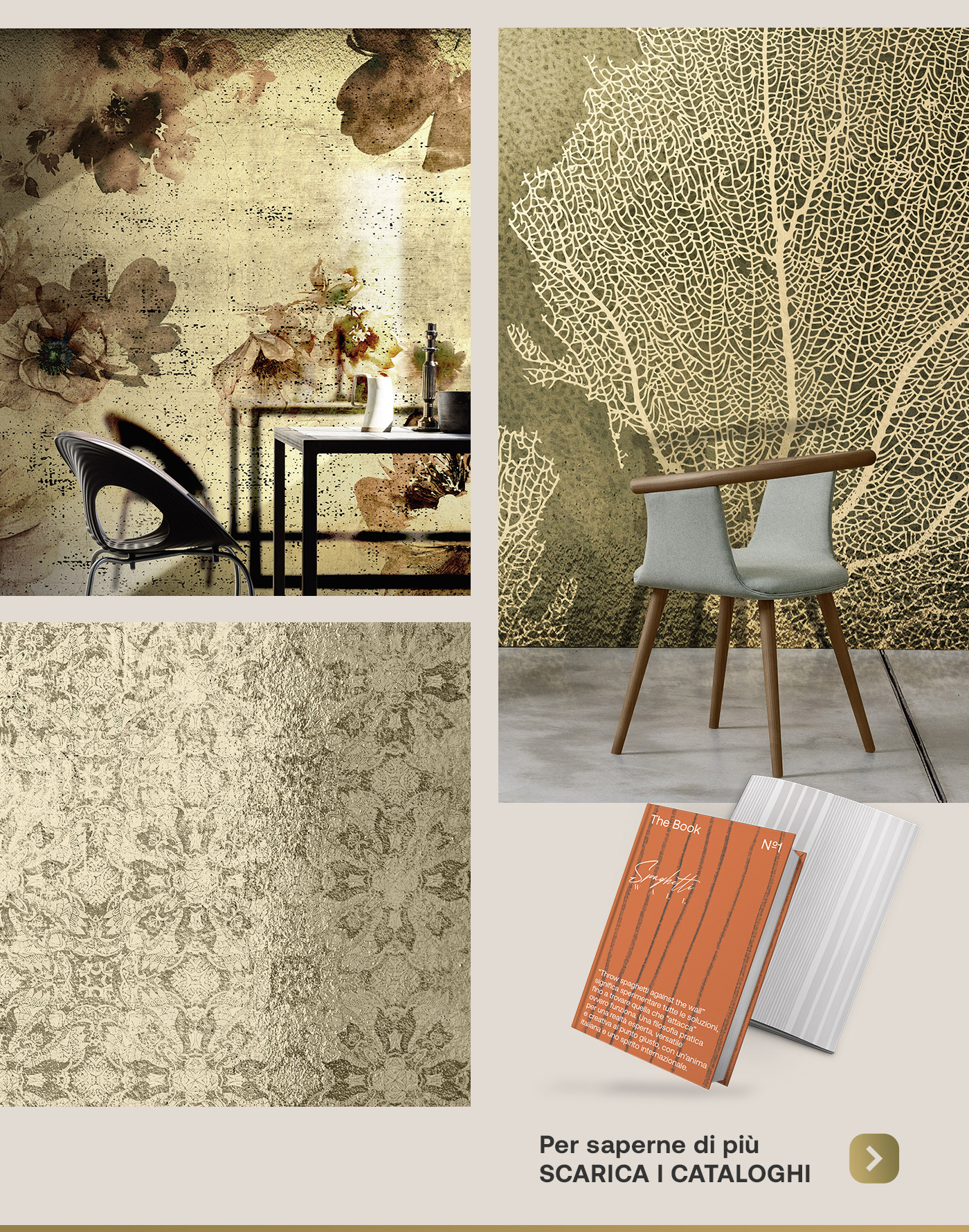 Spaghetti Wall carte da parati