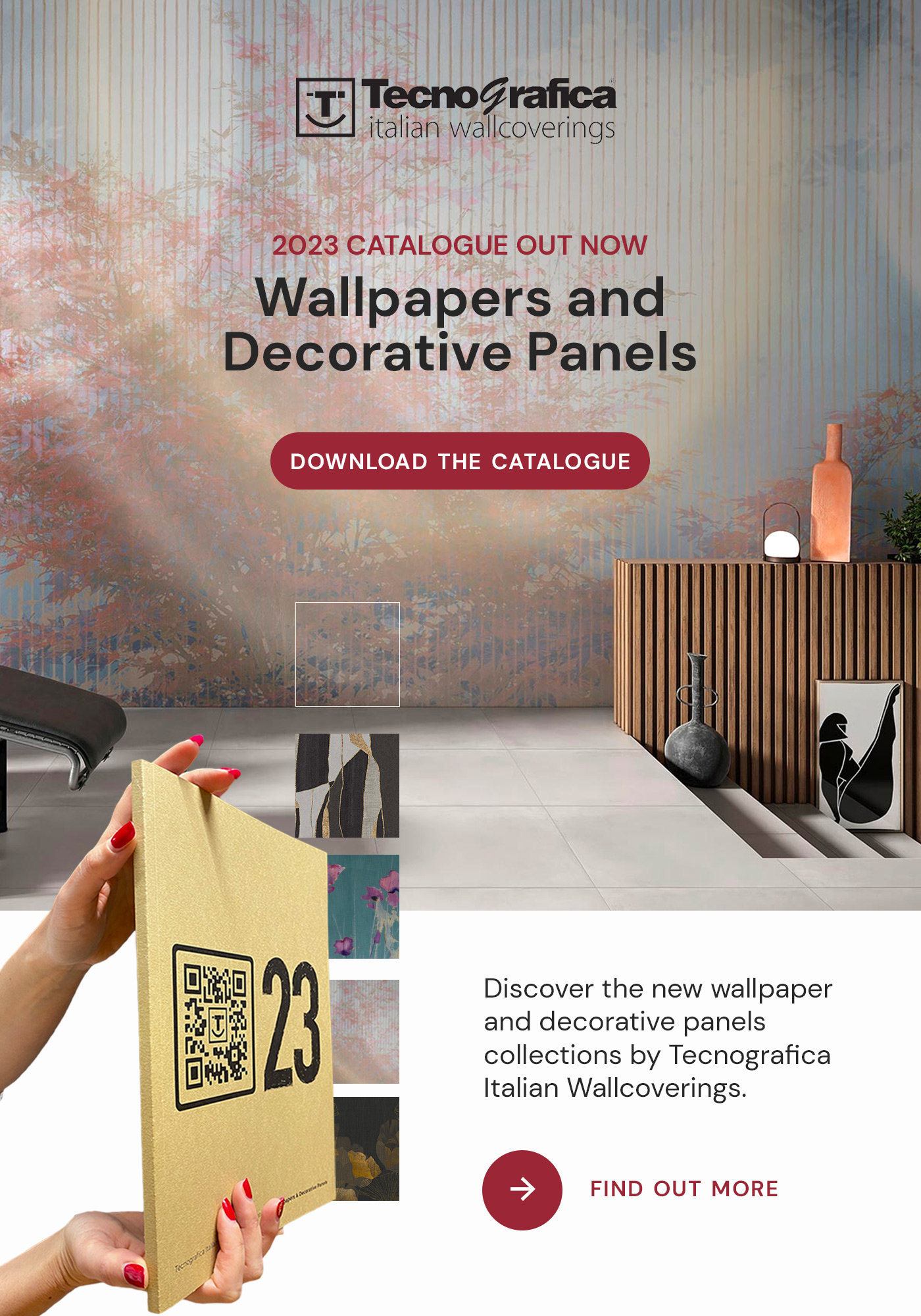 2023 Tecnografica Catalogue Discover the new wallpaper and decorative