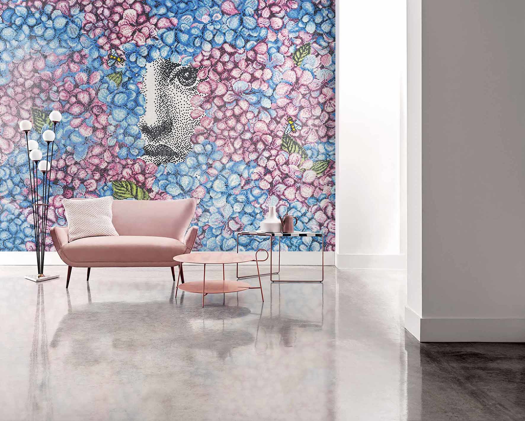 Fornasetti's Bisazza mosaic coverings