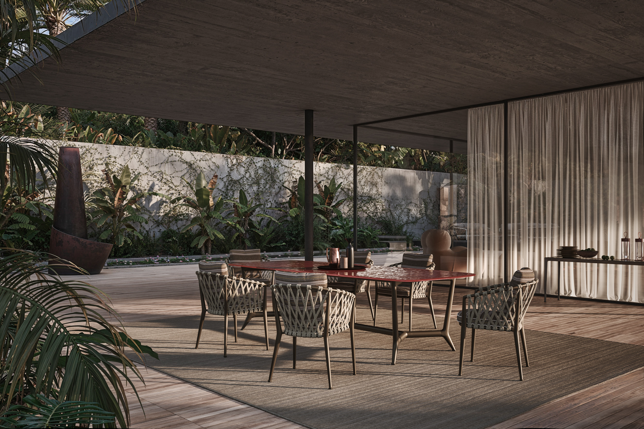 Picture of Outdoor chairs and tables by B&B Italia Outdoor designed by Antonio ...