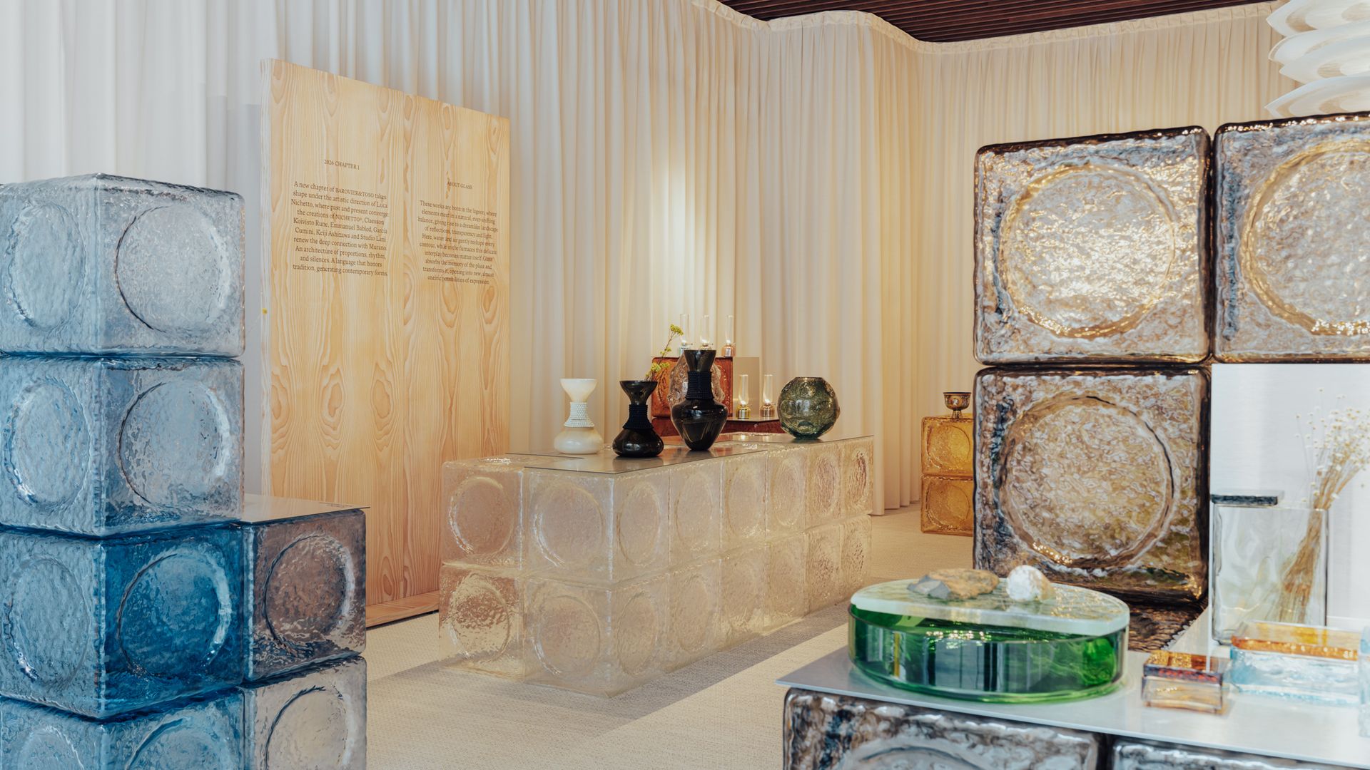 Murano glass vases and lamps by Barovier&Toso at MDW 2026