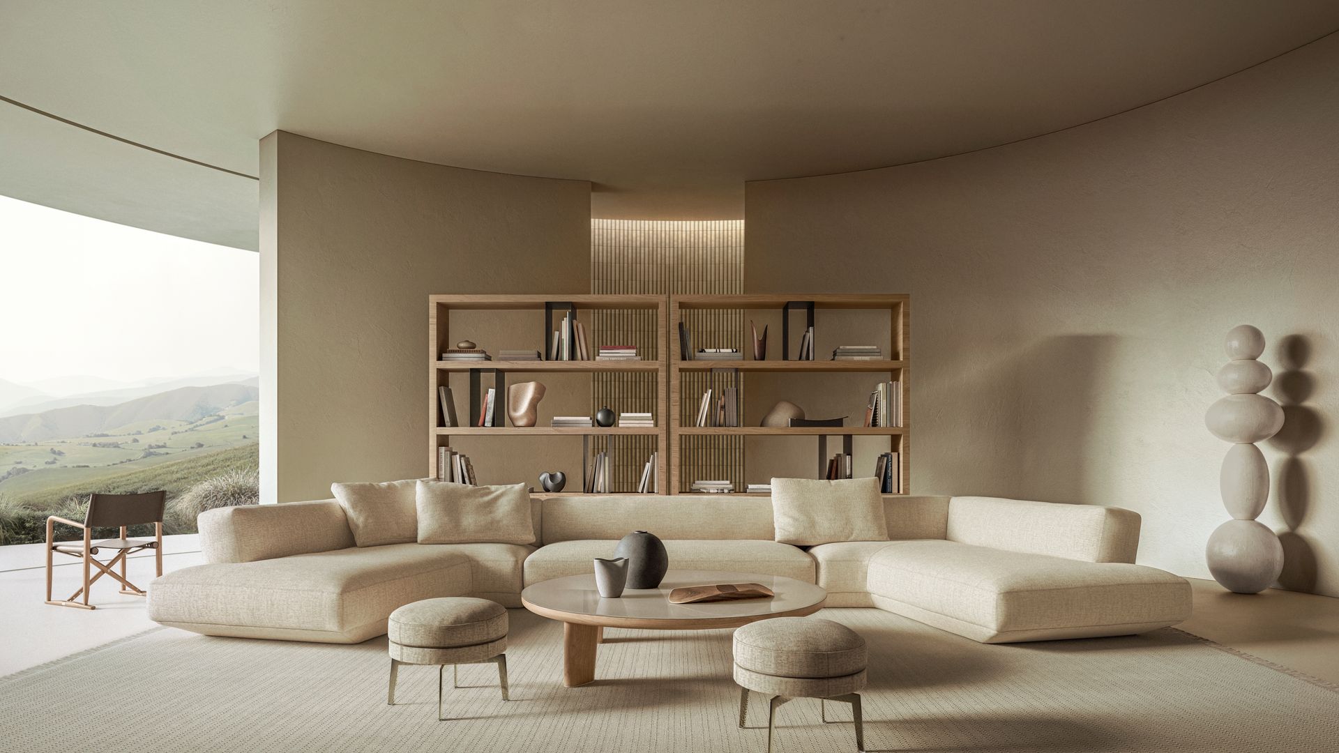 Loungescape is the Flexform seating system designed by Antonio