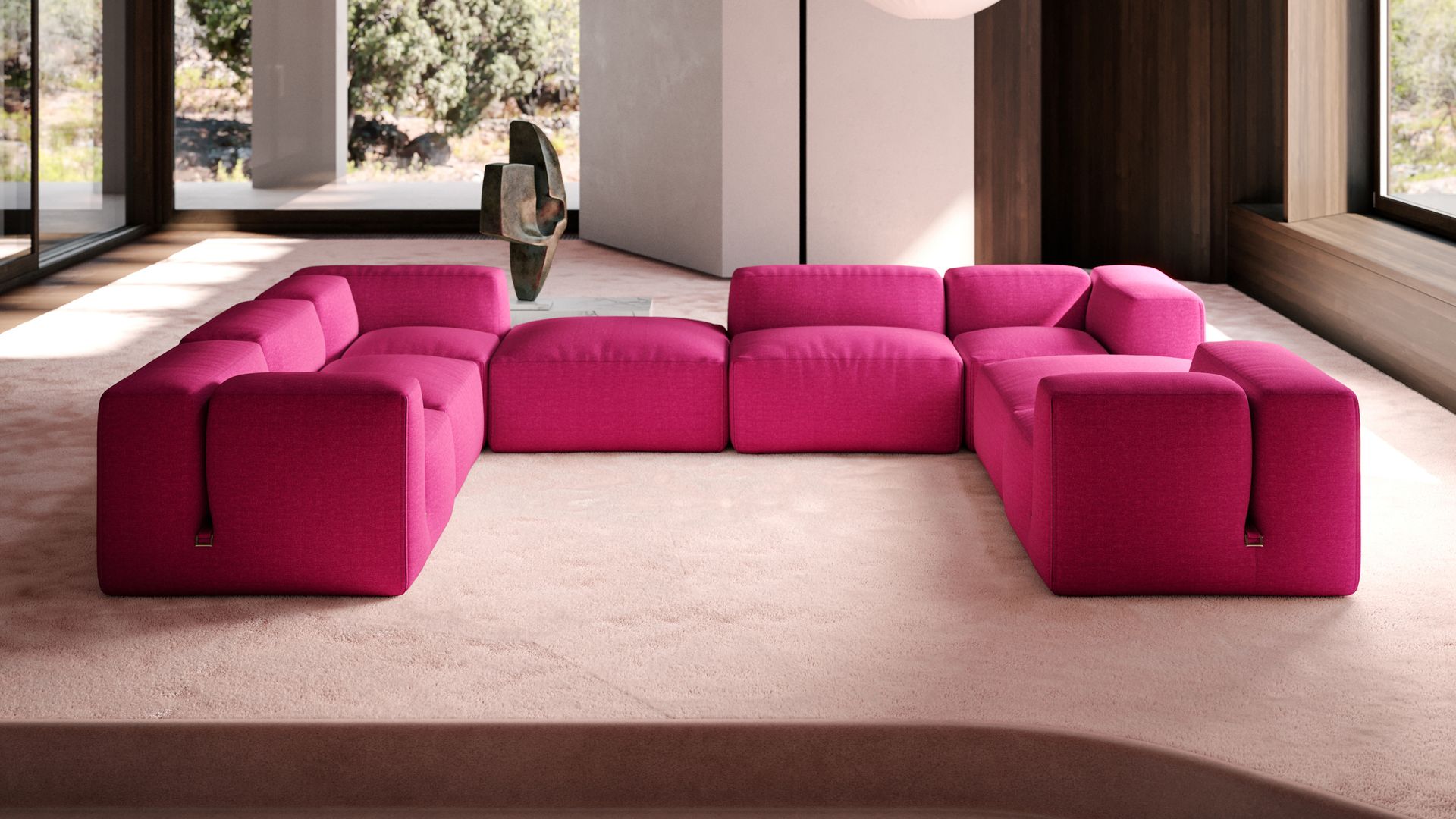 Tacchini reissues the Le Mura sofa by Mario Bellini