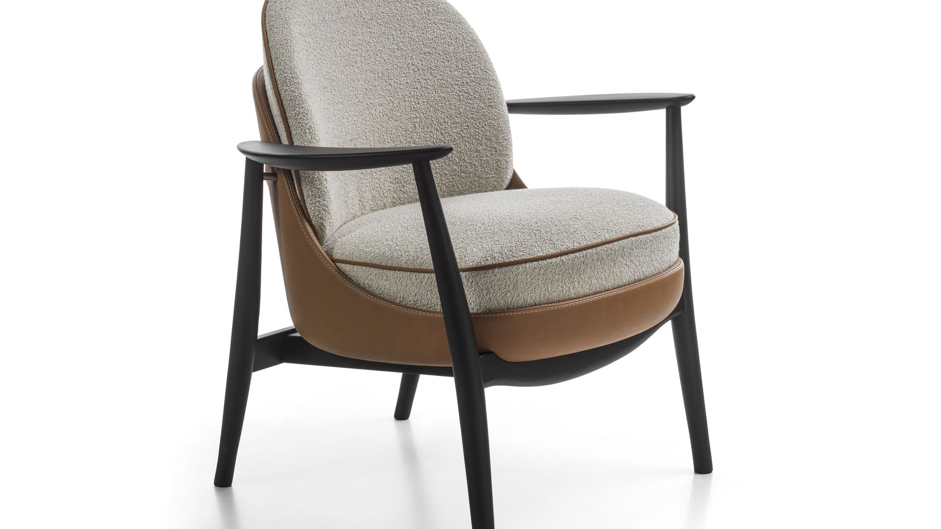 The new Gingko armchair by Porada designed by Niccolò Devetag