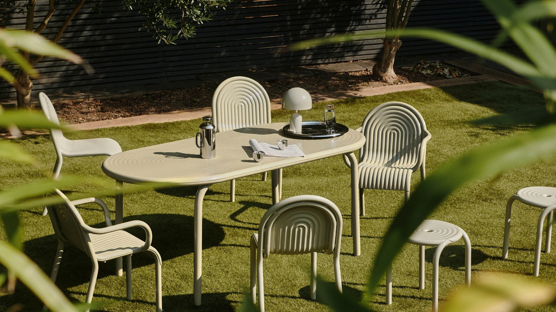 Tom Dixon presents GROOVE: a deco-inspired outdoor furniture