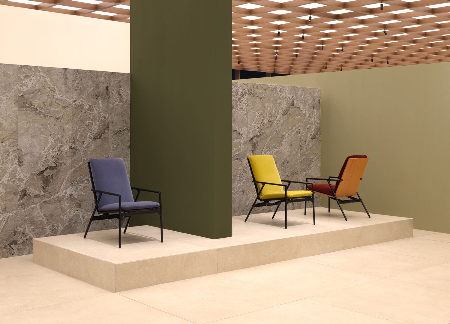 B&B Italia has reissued Richard Sapper's Nena folding armchair