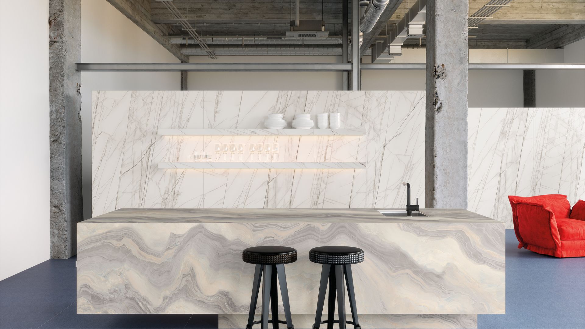 The new Diesel Living with Iris Ceramica tiles