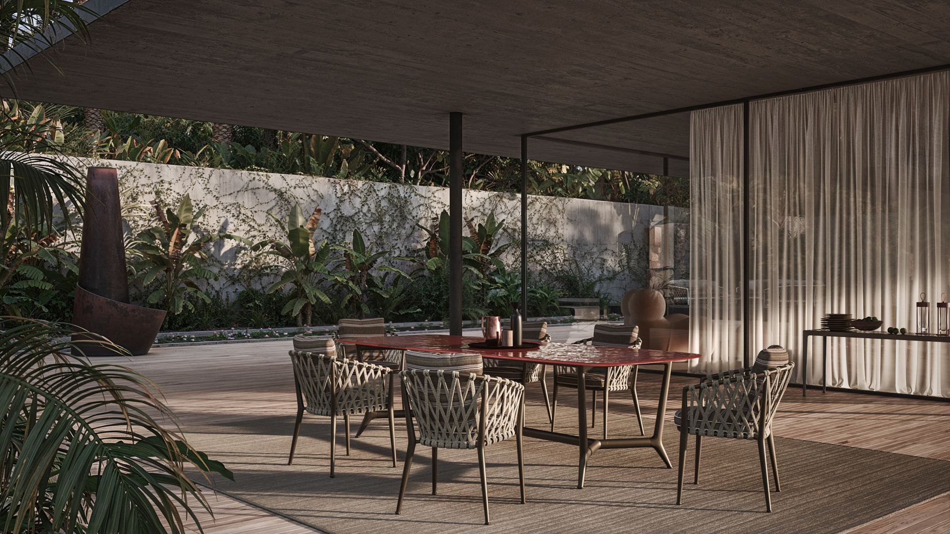 展示品　B&Bイタリア　リチャードシュルツ　ガーデンチェア　アウトドア Outdoor chairs and tables by B&B Italia Outdoor designed by