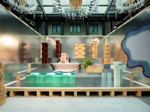 Balcoon-Scapes, l'installazione di Patricia Urquiola per Duravit