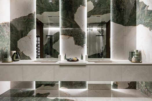FLORIM Stone bietet eine unvergleichlich kreative Vielfalt an architektonischen Lösungen