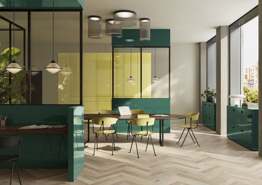 La finition Brillant sublime les panneaux décoratifs Polyrey