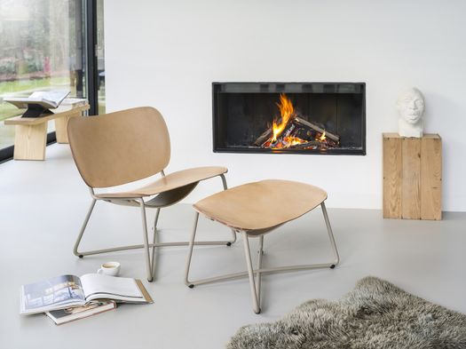 Miller Lounge chair and Ottoman: ‘stretch out in luxury’