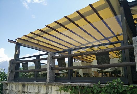 BELLAVISTA SYSTEM AND GIEMME SYSTEM, glass enclosure Systems by Gm Morando