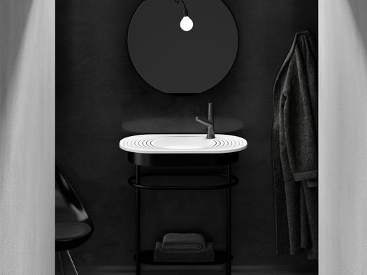 The New Washstand Designed by Karim Rashid for Glass Design