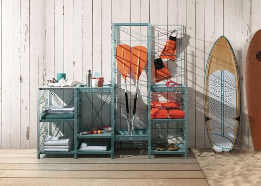 Il sistema modulare per esterni Socrate Outdoor di Caimi