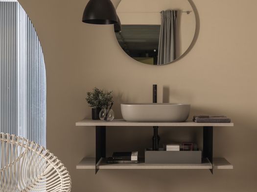 SLIDE Bathroom Furniture, the New Scarabeo Collection by Emodesign