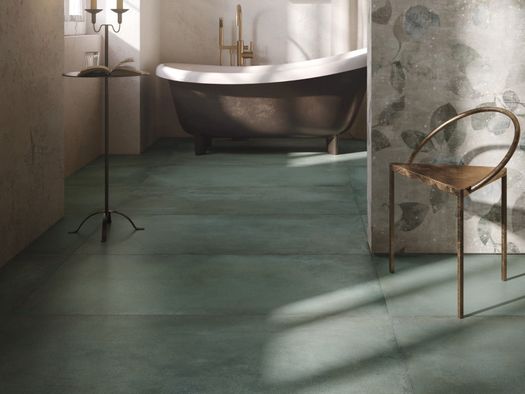 The Ricchetti Concrete-Effect Tile on show at M&O