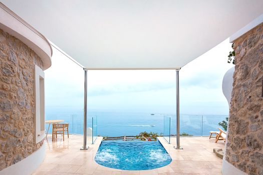I sistemi di schermatura solare Resstende per il resort Borgo Sant’Andrea ad Amalfi