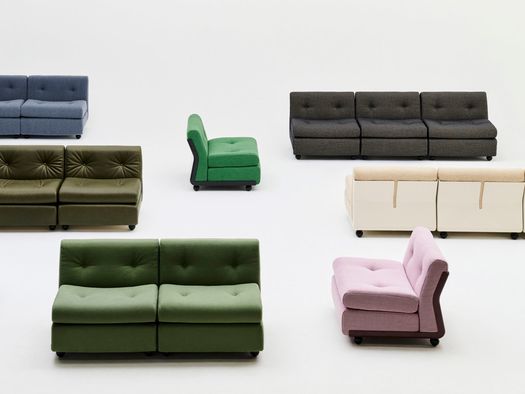 Neuauflage des Amanta Sofas von Mario Bellini