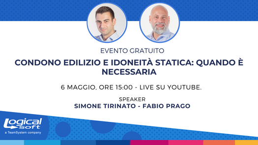 Da Logical Soft un webinar gratuito su condono edilizio e idoneità statica