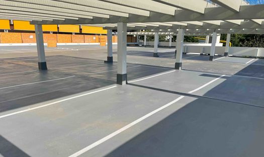 I sistemi in PMMA WestWood per la ristrutturazione del garage centrale del Villaggio Olimpico di Monaco 72