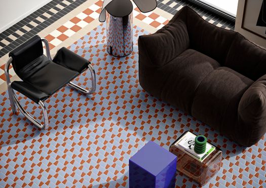 La ceramica si ispira ai tappeti kilim e alle zellige della tradizione araba