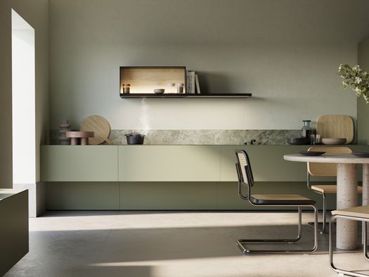 La cappa diventa elemento d'arredo