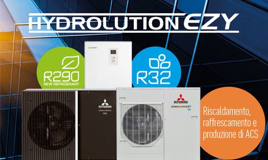 Da Mitsubishi Heavy Industries la nuova gamma di pompe di calore aria-acqua Hydrolution EZY