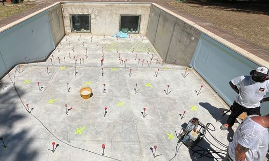 Le soluzioni Uretek per il consolidamento di una piscina