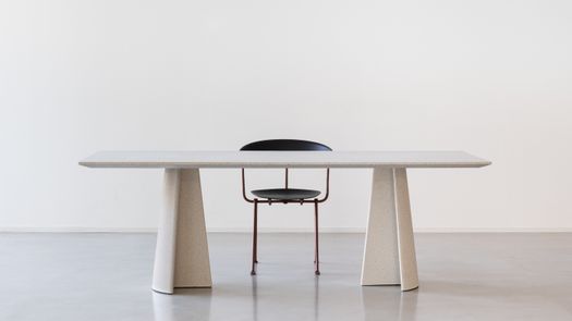 Tables Exploring Raw Sensuality of Concrete