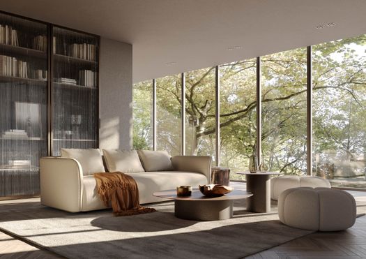 Kirk, il divano letto di Milano Bedding disegnato da Karim Rashid