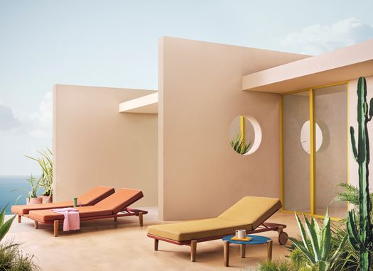 Structural strength and essentiality in new Pedrali sunbeds