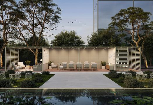 Modular Outdoor Structures for the Evolving Workplace