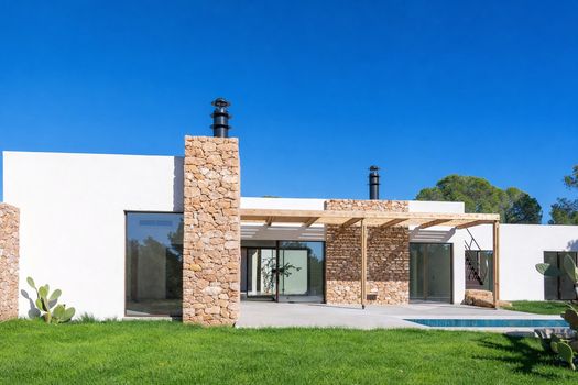 Una villa ispirata alla purezza e all'atmosfera di Formentera