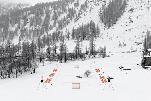 A Portable, Modular Stadium in the Most Extreme Natural Surroundings