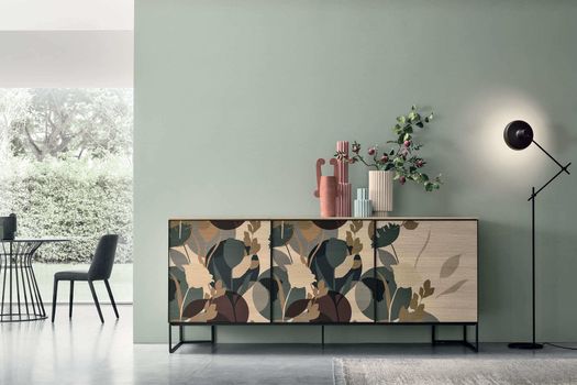 When Floral Decor Dresses the Furniture