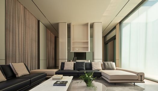 Una villa contemporanea affacciata sul Lago di Tai, in Cina