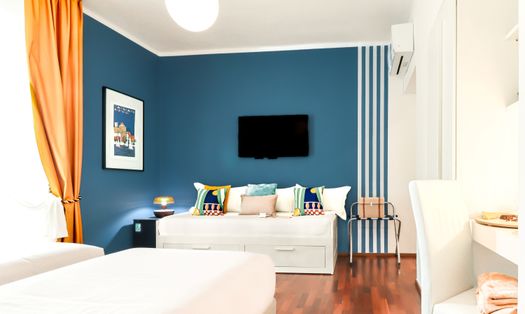 I colori Boero protagonisti del restyling di un b&b a Cagliari  