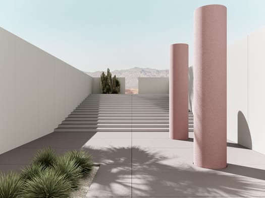 Lapitec sintered stone cladding outdoor spaces