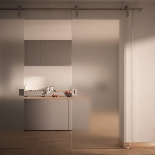 Le porte in vetro Dierre per spazi fluidi e luminosi