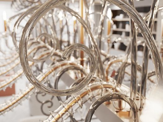Loredan, la nuova collezione di lampadari in vetro di Murano firmata Piumati