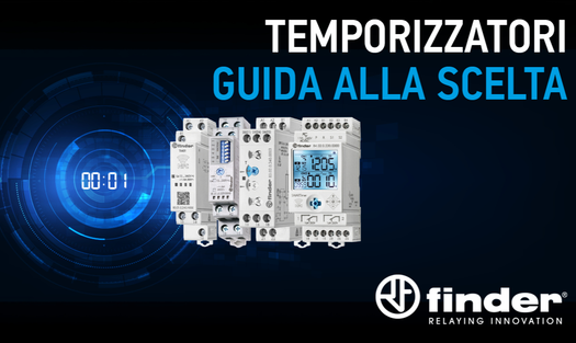 Finder presenta il catalogo dedicato ai temporizzatori