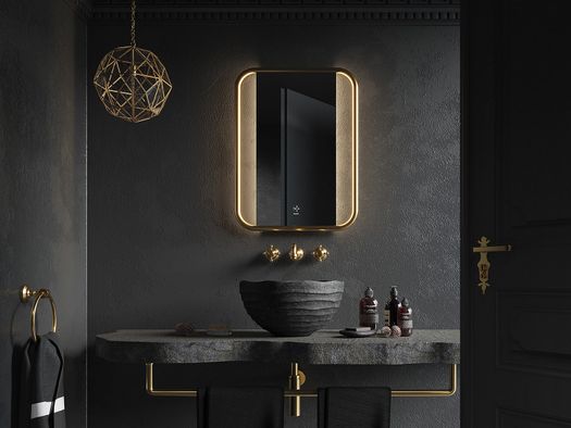 Bathroom mirrors between design and innovation