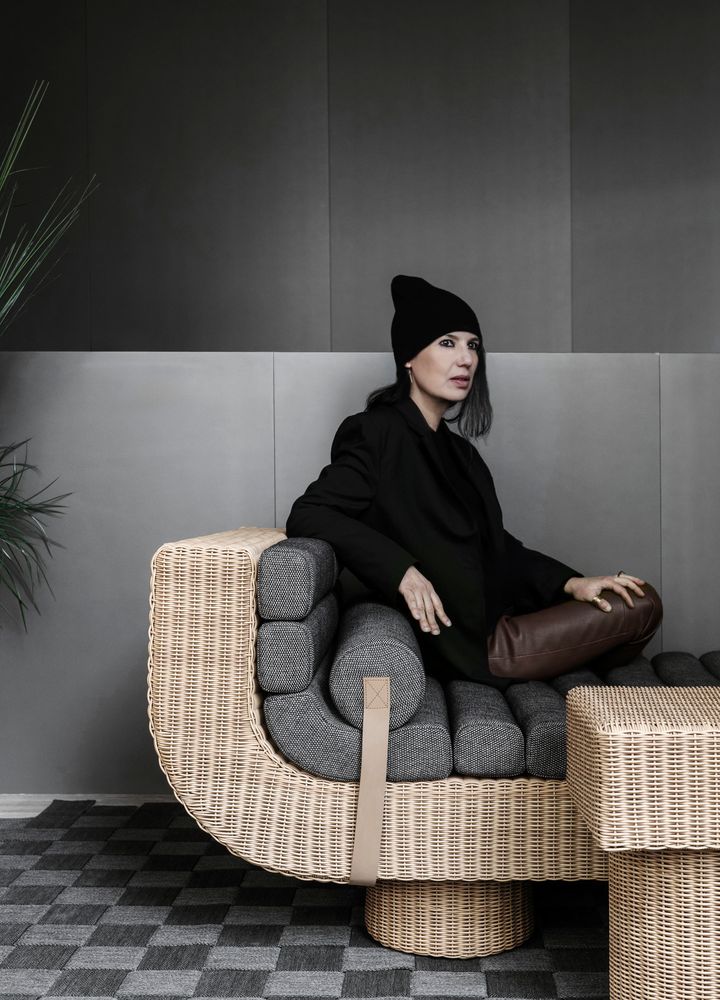 The first collection of Molteni&C outdoor furniture by Elisa Ossino