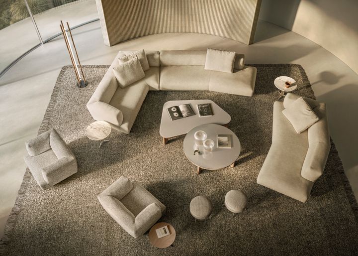 Loungescape is the Flexform seating system designed by Antonio