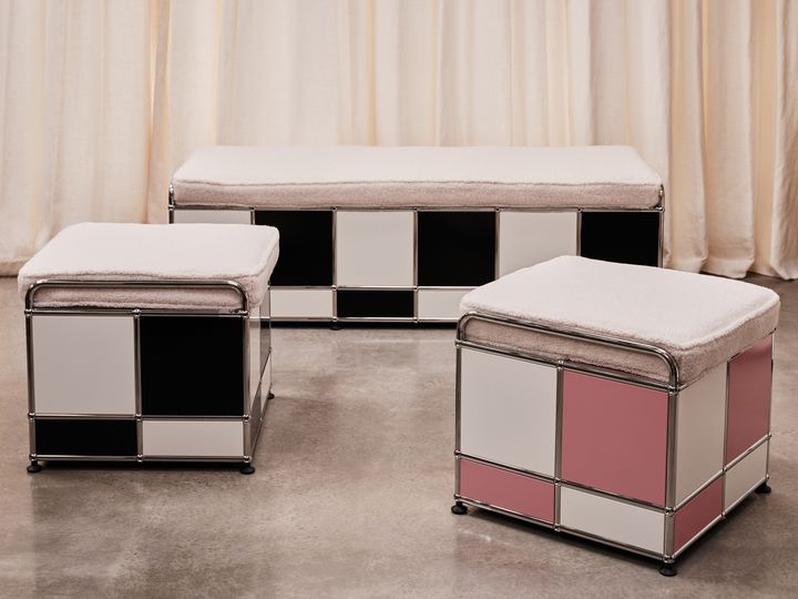 Ripetizione e simmetria in chiave pop: Buchanan Studio per USM 5