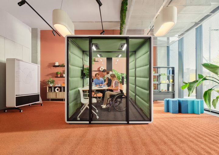 New Accessible Acoustic Pods by Hushoffice