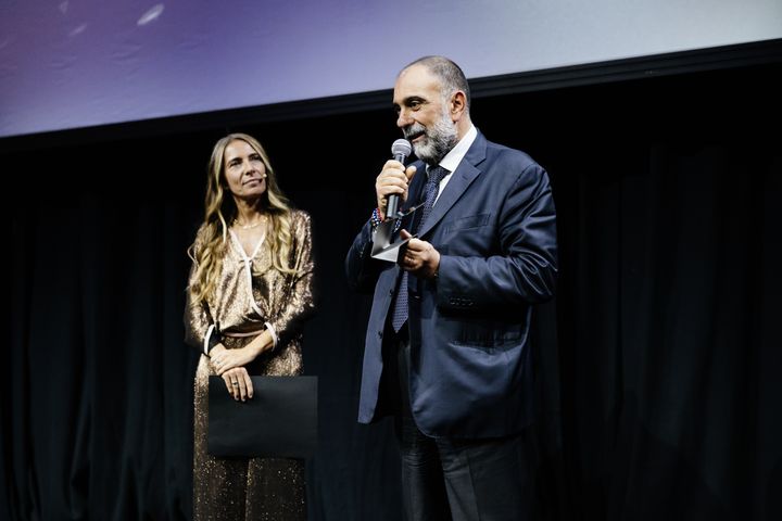 Roberta Dragone, Executive Editor of Archiproducts -  Nicola Coropulis, CEO of Poltrona Frau 10