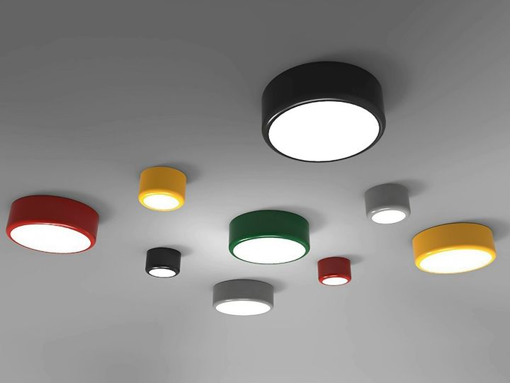 Moon ceiling-mounted LED Light by Neonny