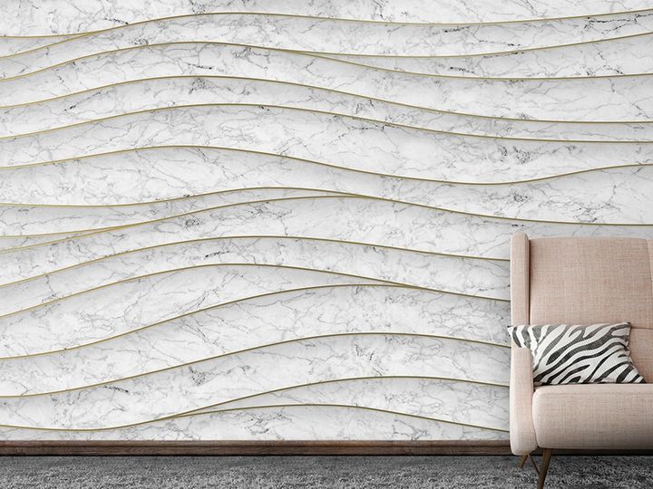 Carta Da Parati Parete In Marmo N. U26236 - Negozio Online - Foto 4